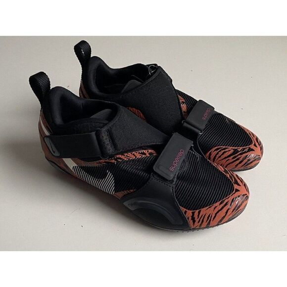 Nike SuperRep Women’s Sz 8 Black Hyper Crimson Indoor Cycling Shoes CJ0775-018 - Picture 2 of 9